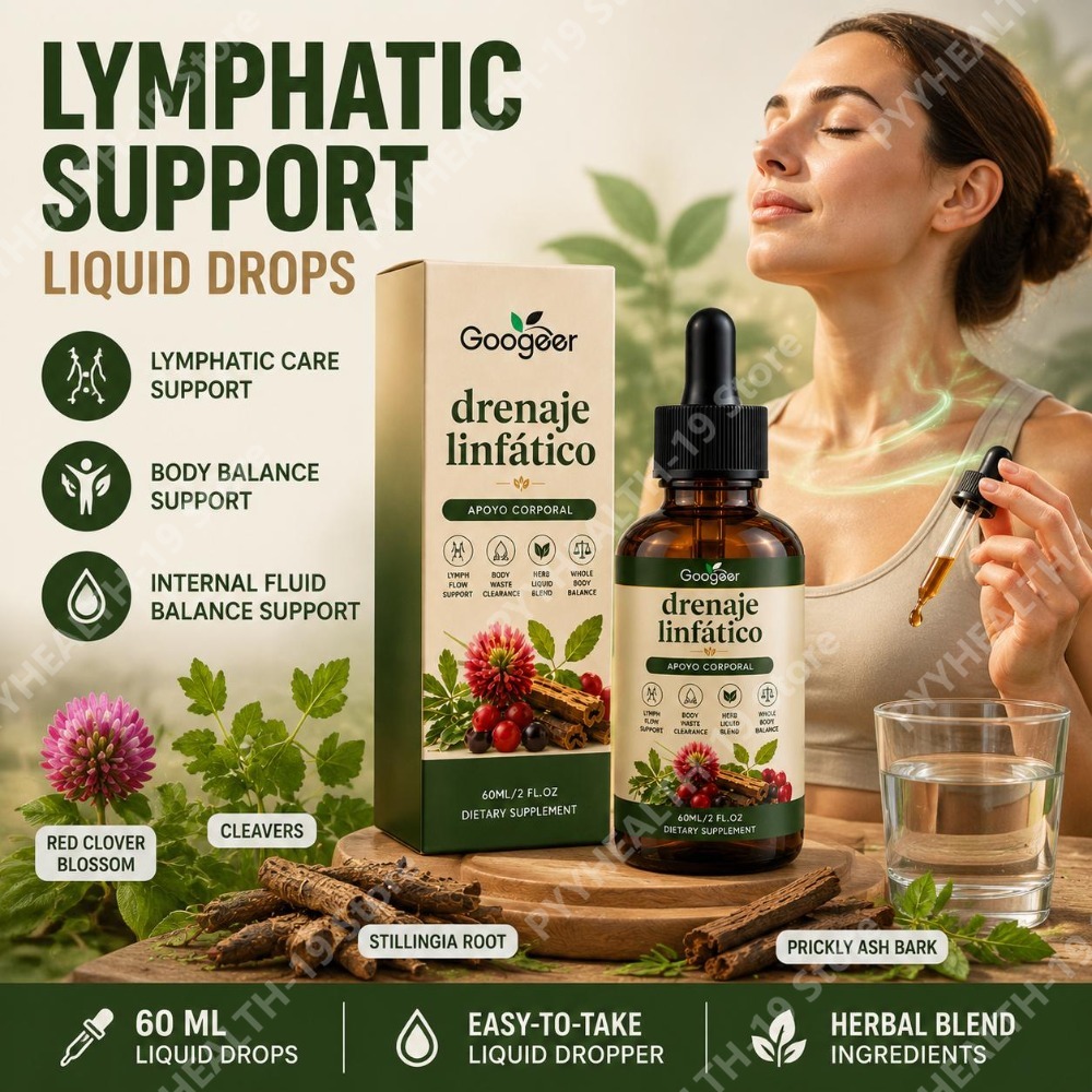 Herbal Wellness Liquid - Жидкие капли Googeer для поддержки лимфатической