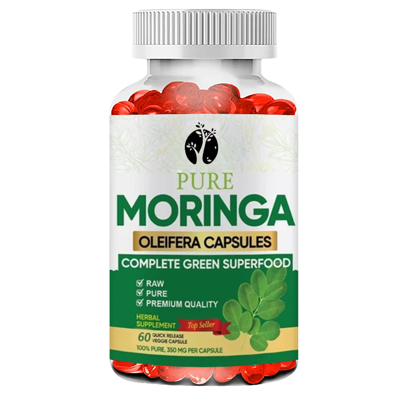 Moringa Leaf Powder - Капсулы Моринга - 60 капсул 3X