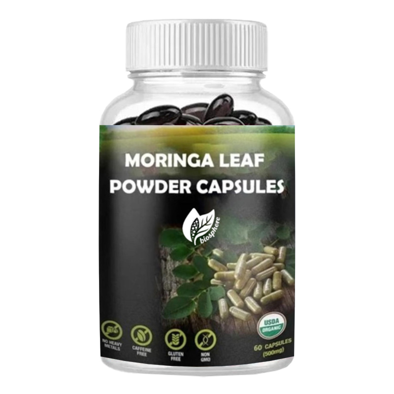 Moringa Leaf Powder - 100% оригинальные и чистые капсулы с