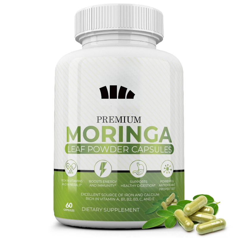 Moringa Leaf Powder - Натуральные капсулы Моринга - 100% чистая