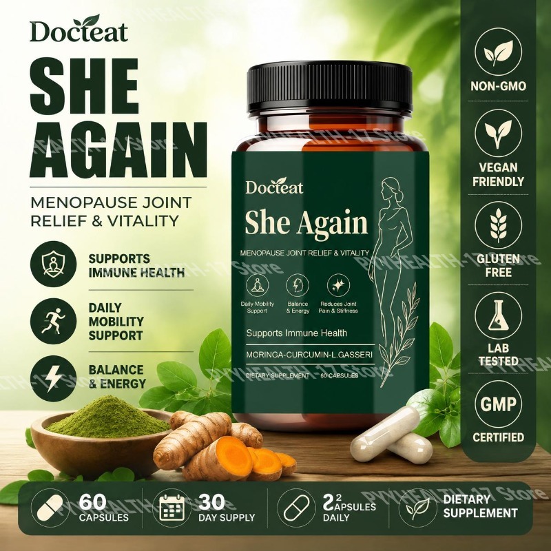 Moringa Leaf Powder - Docteat She Again Капсулы для поддержки