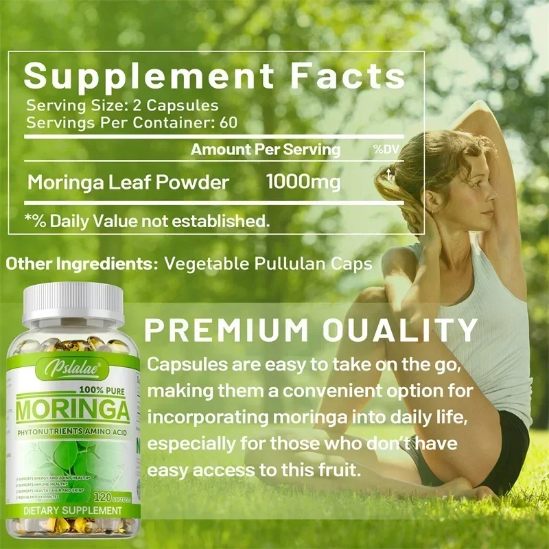 Капсулы с морингой - антиоксид – обзор и цена Moringa Leaf Powder