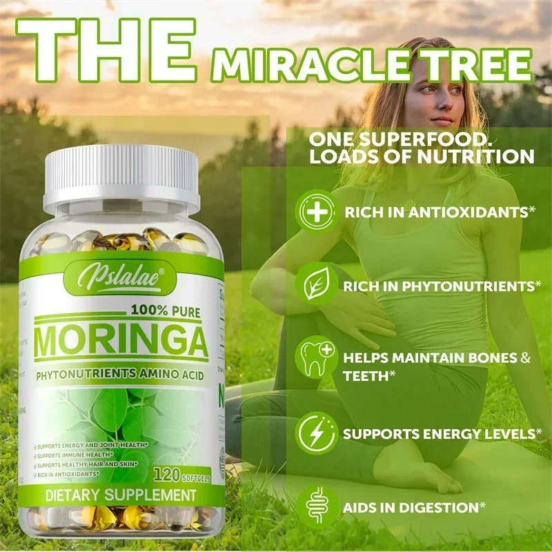 Капсулы с морингой - антиоксид – обзор и цена Moringa Leaf Powder