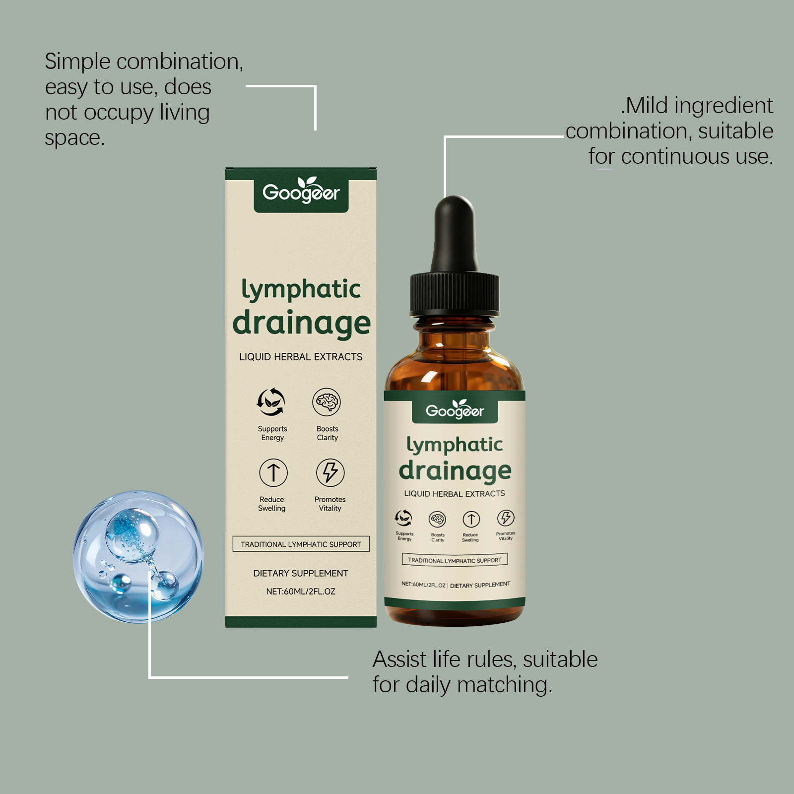 Лимфодренажные капли 11-в-1: Н – обзор и цена Herbal Wellness Liquid
