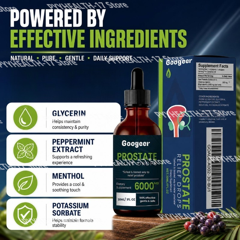 Googeer Prostate Wellness Drop – обзор и цена Herbal Wellness Liquid