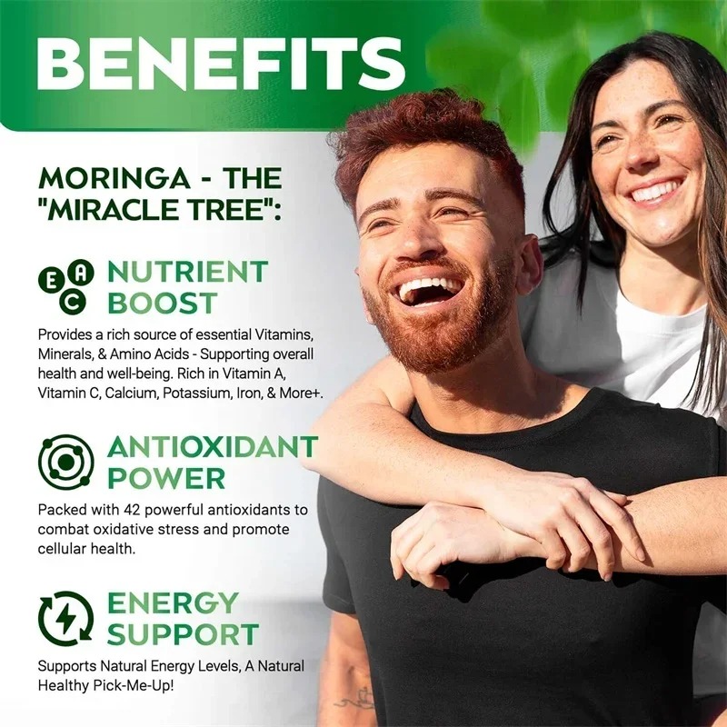 100% чистые капсулы из порошка – обзор и цена Moringa Leaf Powder
