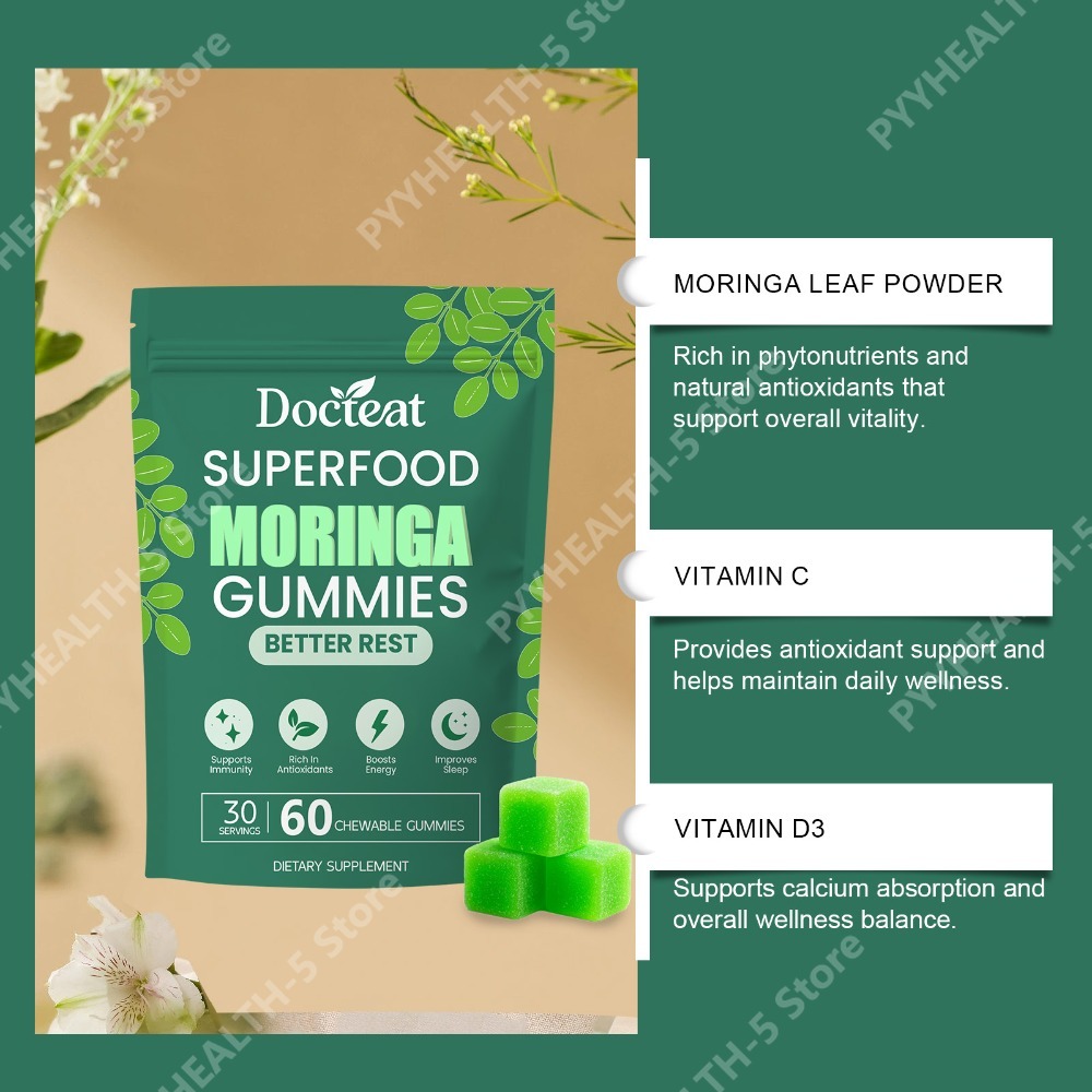 Жевательные конфеты Docteat Mo – обзор и цена Moringa Leaf Powder