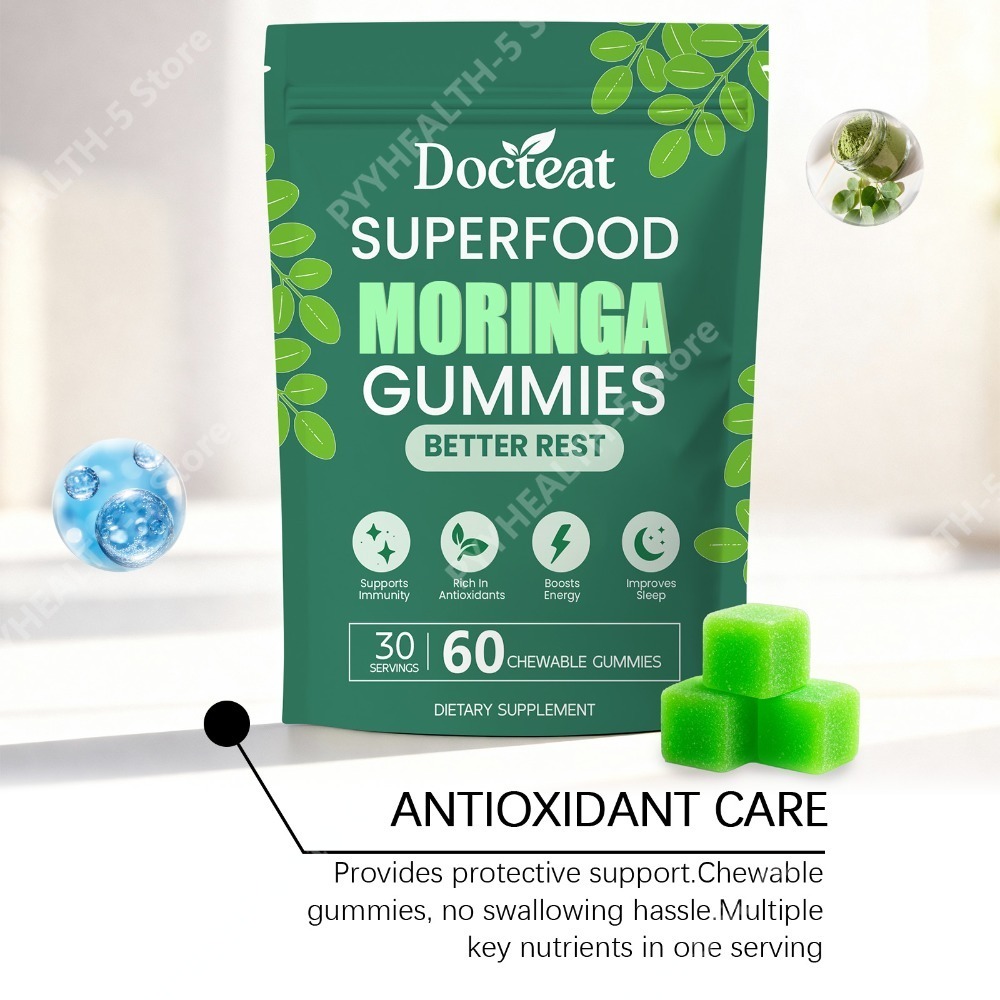 Жевательные конфеты Docteat Mo – обзор и цена Moringa Leaf Powder
