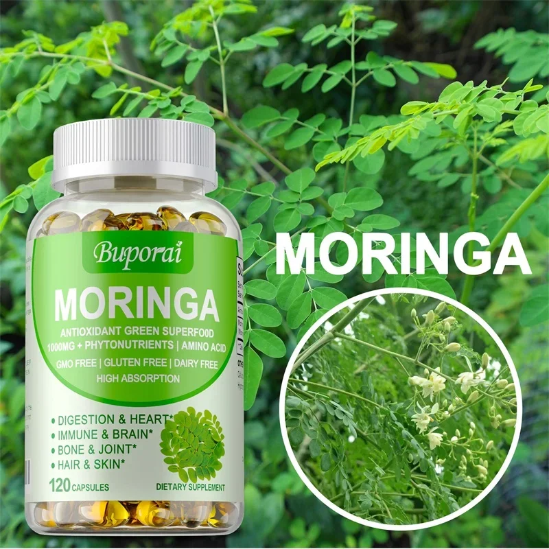 Капсулы Moringa 1000 мг — подд – обзор и цена Moringa Leaf Powder