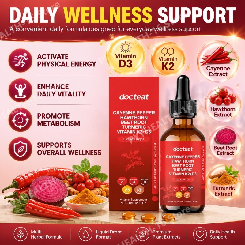 Жидкие капли Docteat Vitamin K – обзор и цена Herbal Wellness Liquid